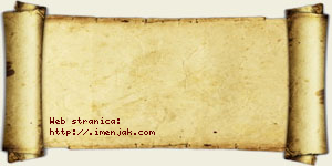 Josif Backović vizit kartica